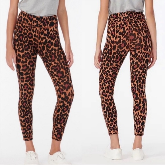 J. Crew Pants - J. Crew High Rise 7/8 Leggings in Leopard EUC Size Small AS045